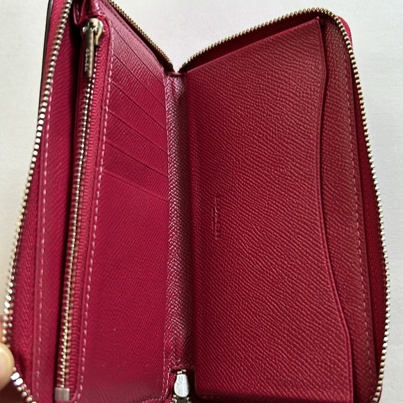 Pink Coach Wallet Wristlet - Picture 5 of 12